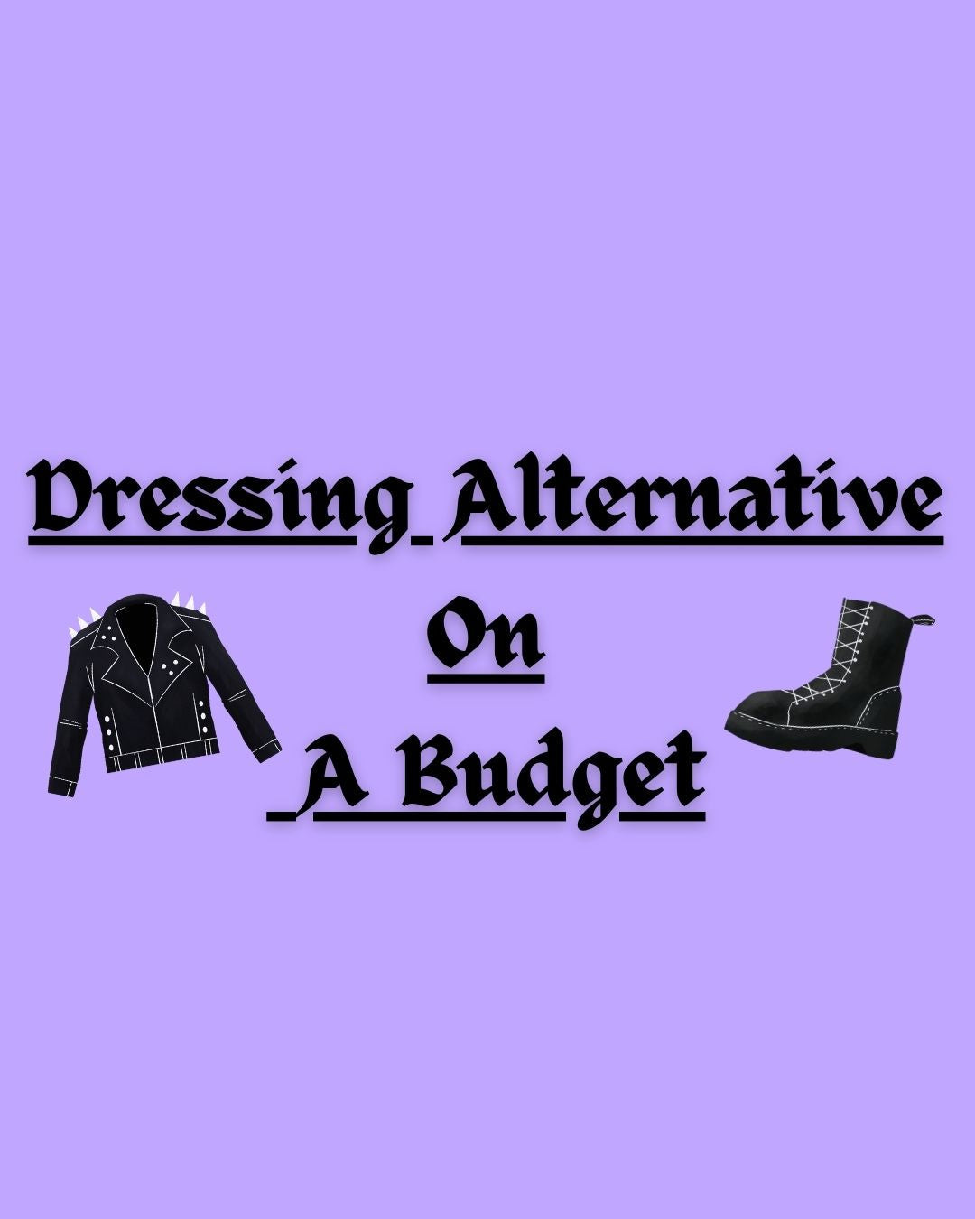 How To: Dress Alternative On a Budget
