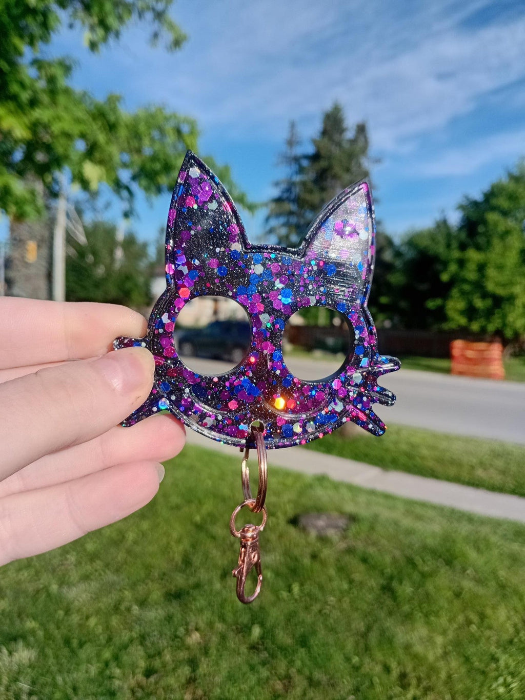 Witches Cat - Self Defense Key Chain
