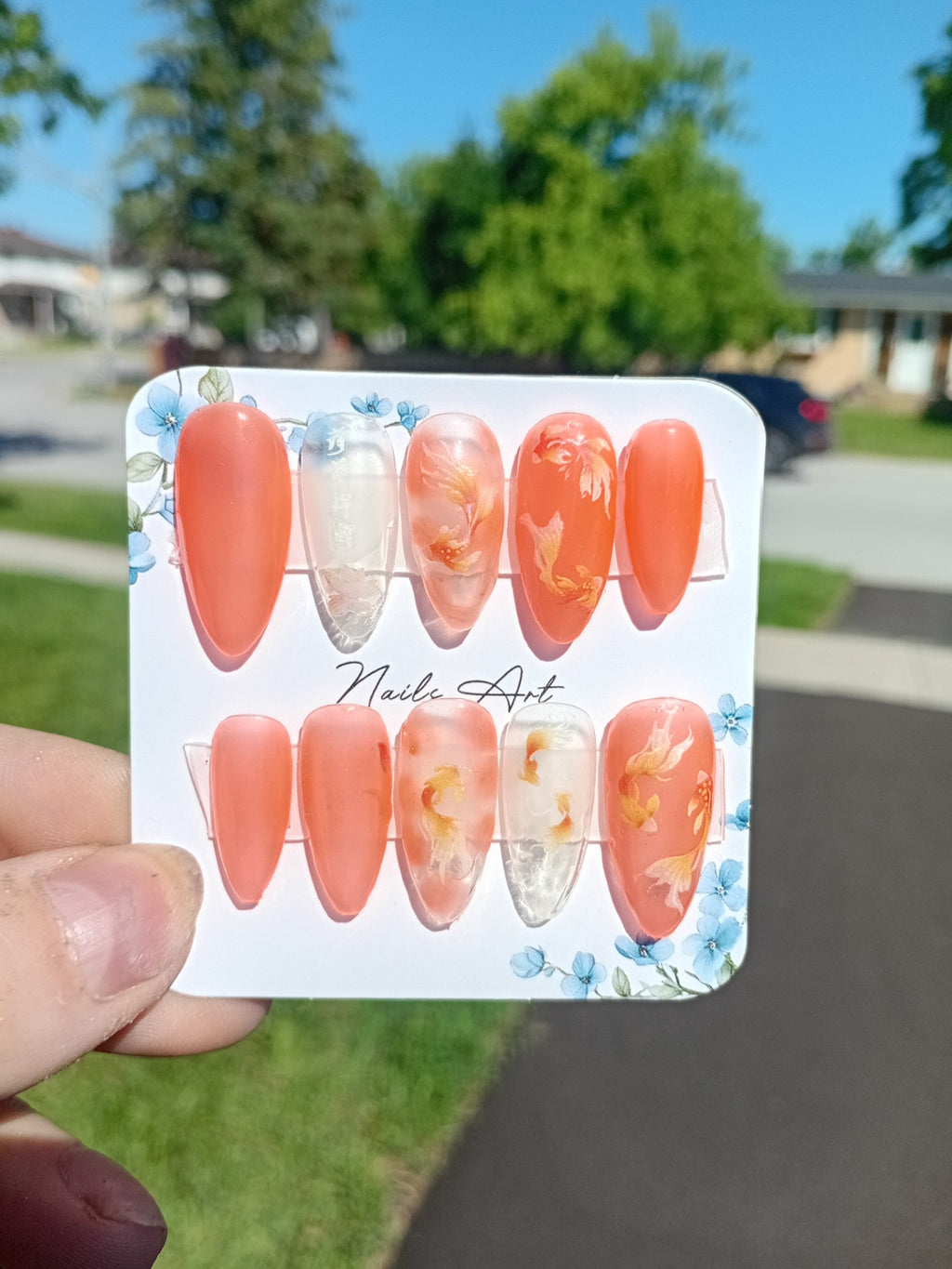 Summer Pond - Press On Nails
