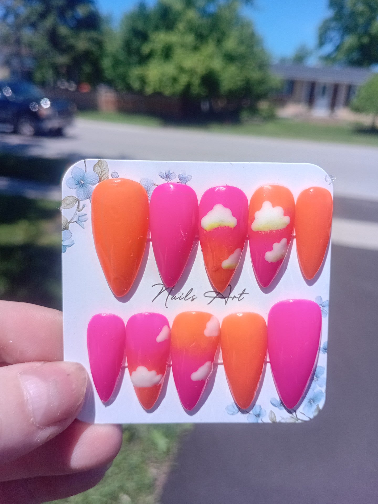 Summer Sunset - Press On Nails
