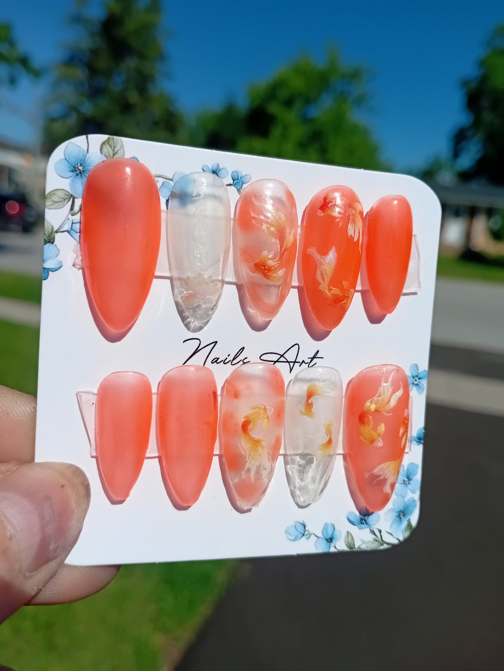 Summer Pond - Press On Nails