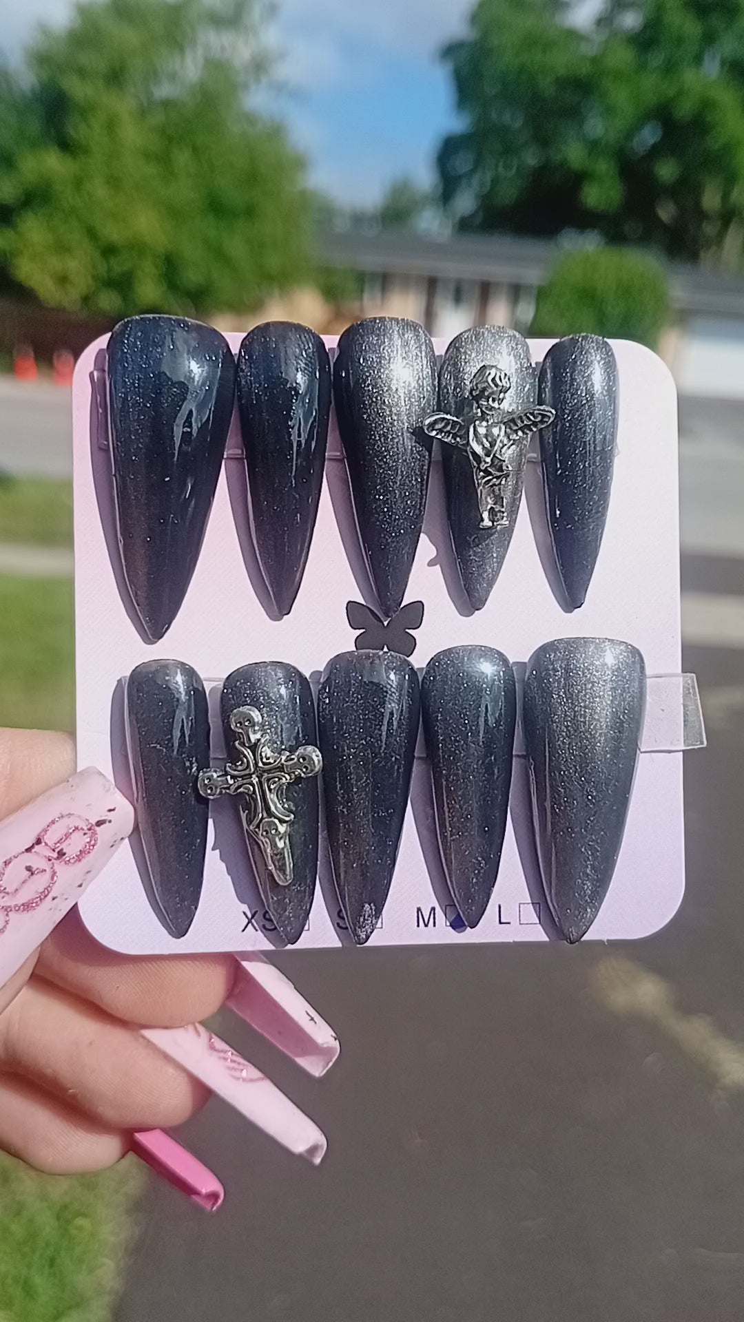 Gothic Press On Nails