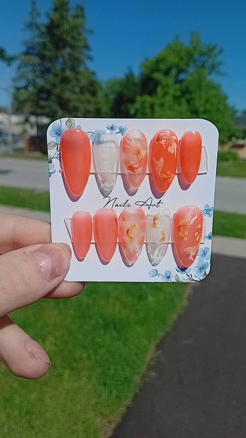 Summer Pond - Press On Nails