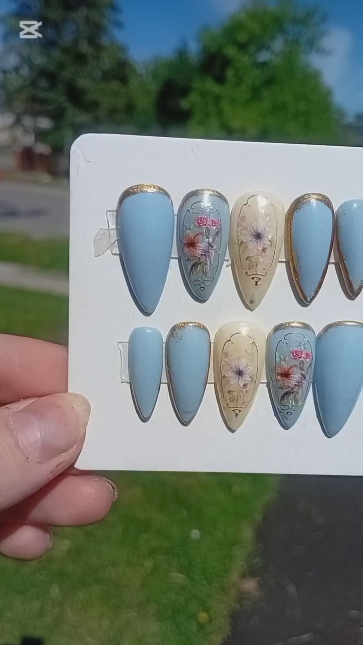 Tea Time - Press On Nails